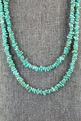 Turquoise & Sterling Silver Necklace - Navajo