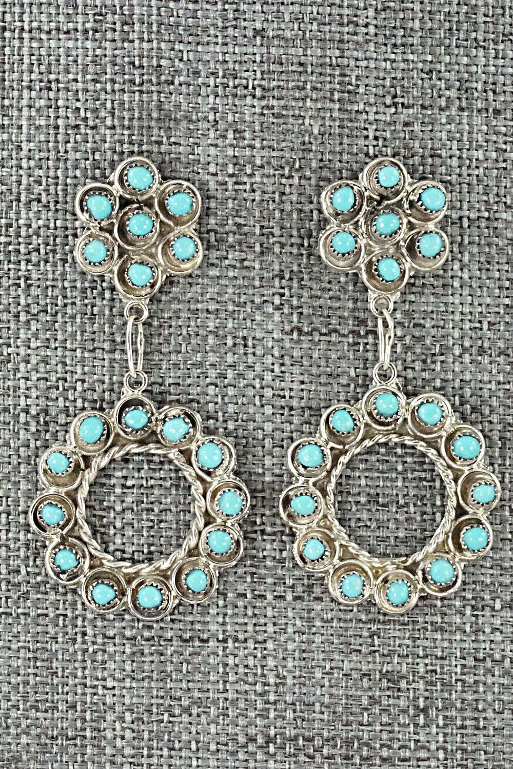 Turquoise & Sterling Silver Earrings - Waylon Johnson
