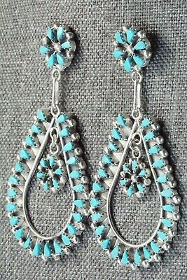 Turquoise & Sterling Silver Earrings - Tricia Leekity