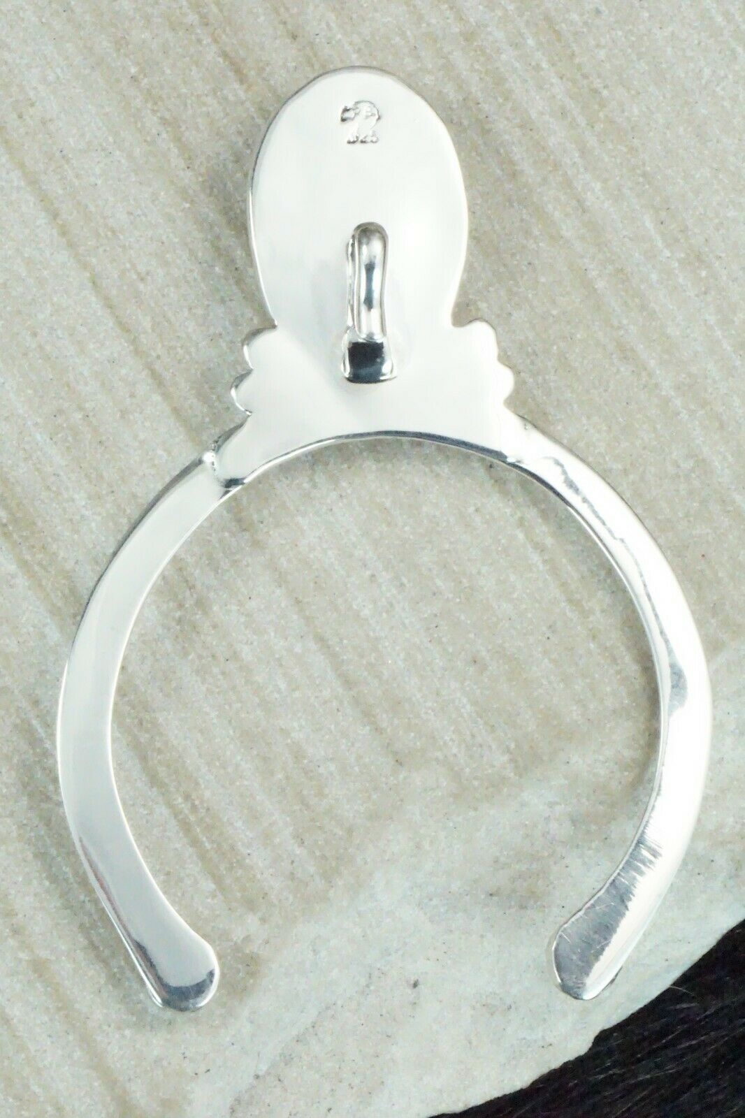 Turquoise & Sterling Silver Naja - Clarence Long