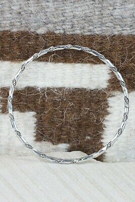 Sterling Silver Bangle Cuff - Elaine Tahe