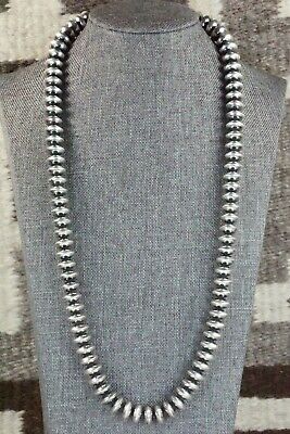 Sterling Silver Navajo Pearl Necklace - Jan Mariano