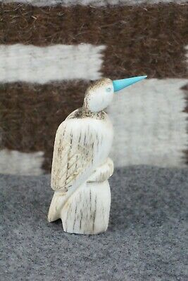 Humming Bird Zuni Fetish Carving - Brandon Phillips