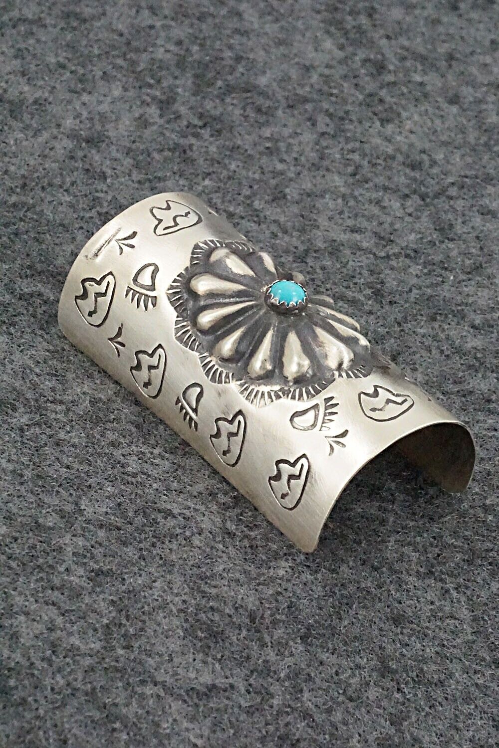 Turquoise & Sterling Silver Hair Pin - Arlene Soce