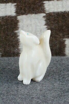 Wolf Zuni Fetish Carving - Calvert Bowannie