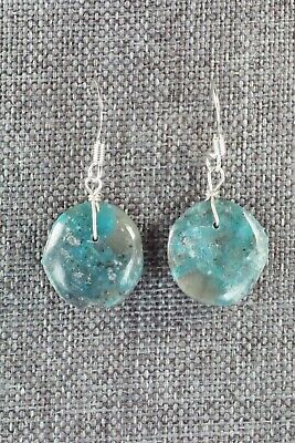 Turquoise & Sterling Silver Earrings - Joann Garcia - High Lonesome Trading