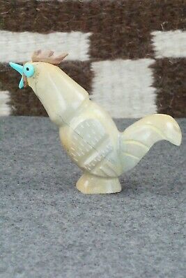 Rooster Zuni Fetish Carving - Enrike Leekya