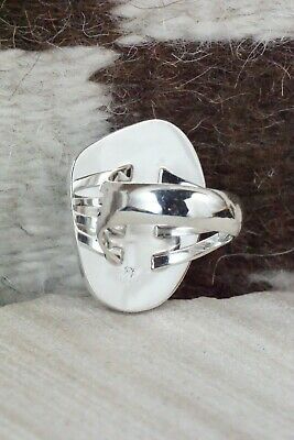 Turquoise & Sterling Silver Ring - Jimson Belin - Size 7.75