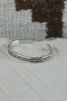 Navajo Sterling Silver Bracelet - Bruce Morgan - High Lonesome Trading