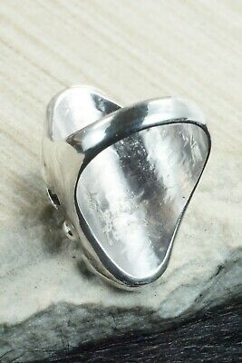Turquoise & Sterling Silver Ring - Lyolita Tsattie - Size 13.5