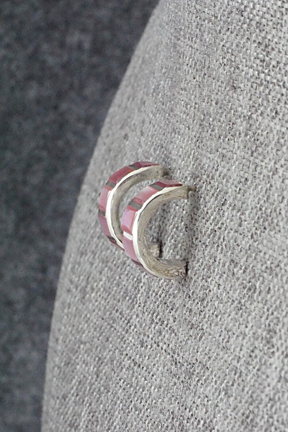 Mother of Pearl & Sterling Silver Earrings - Glennetta Luna