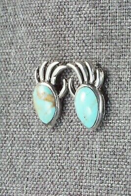 Turquoise & Sterling Silver Earrings - Loretta Smith