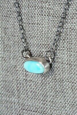 Turquoise & Sterling Silver Necklace - Bernyse Chavez