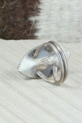 Spiny Oyster & Sterling Silver Ring - Selina Warner - Size 8.5