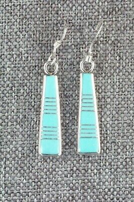 Turquoise & Sterling Silver Earrings - Valentino Laate