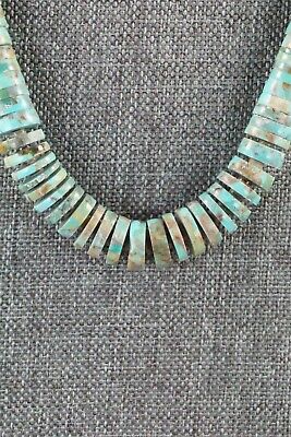 Turquoise & Sterling Silver Necklace - Joann Garcia