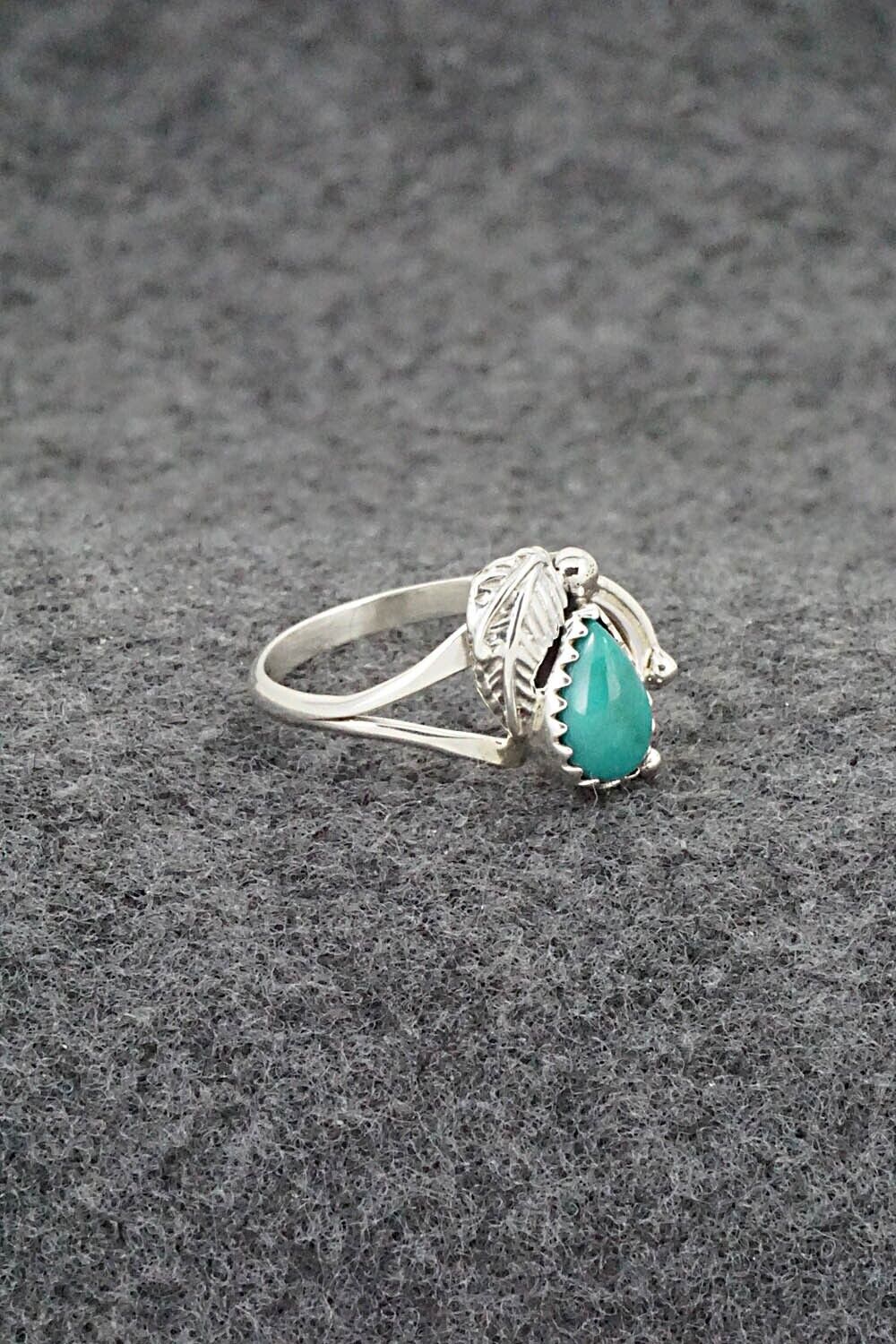 Turquoise & Sterling Silver Ring - Letricia Largo - Size 7.25