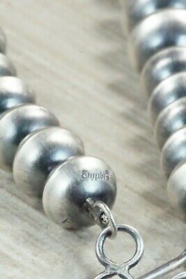 Sterling Silver Navajo Pearl Necklace - Presley Haley