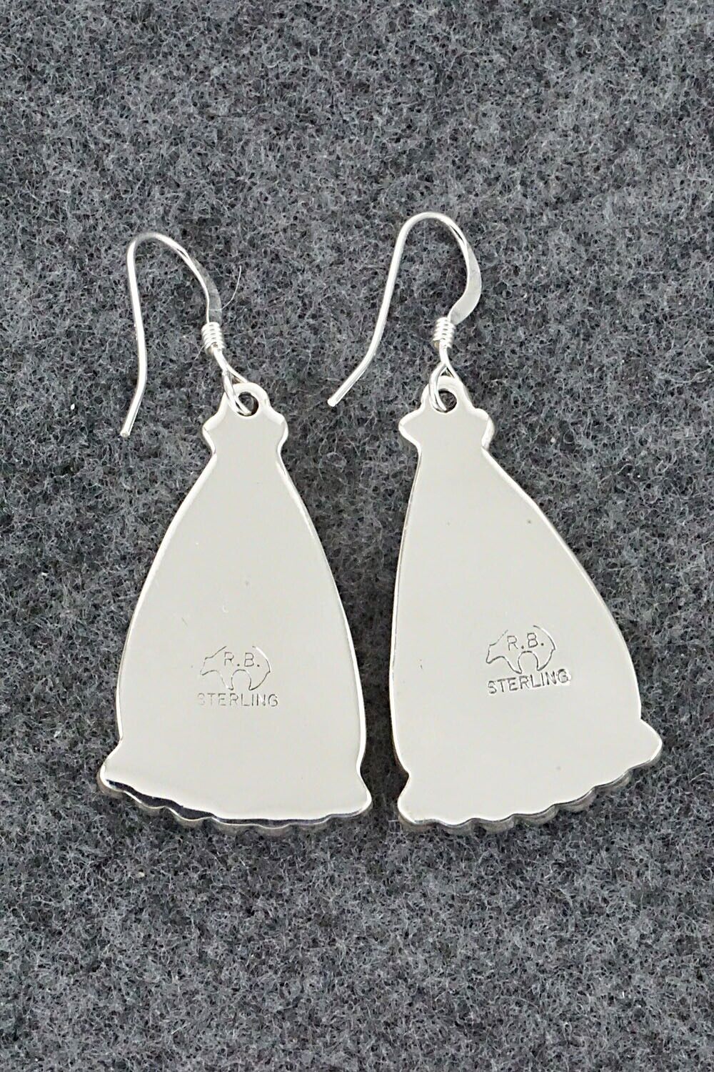 Turquoise & Sterling Silver Earrings - Verley Betone