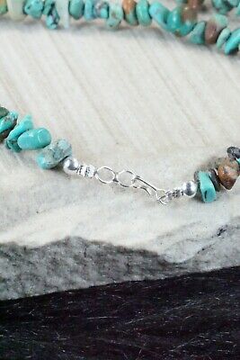 Turquoise & Sterling Silver Necklace - Navajo
