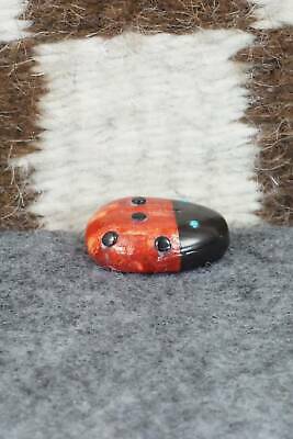 Lady Bug Zuni Fetish Carving - Reynold Lunasee
