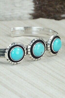 Turquoise & Sterling Silver Bracelet - Amos Begay