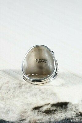 Navajo Sterling Silver Ring - Derrick Gordon - Size 8 - High Lonesome Trading