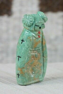 Corn Maiden Zuni Fetish Carving - Sandra Quandelacy - High Lonesome Trading