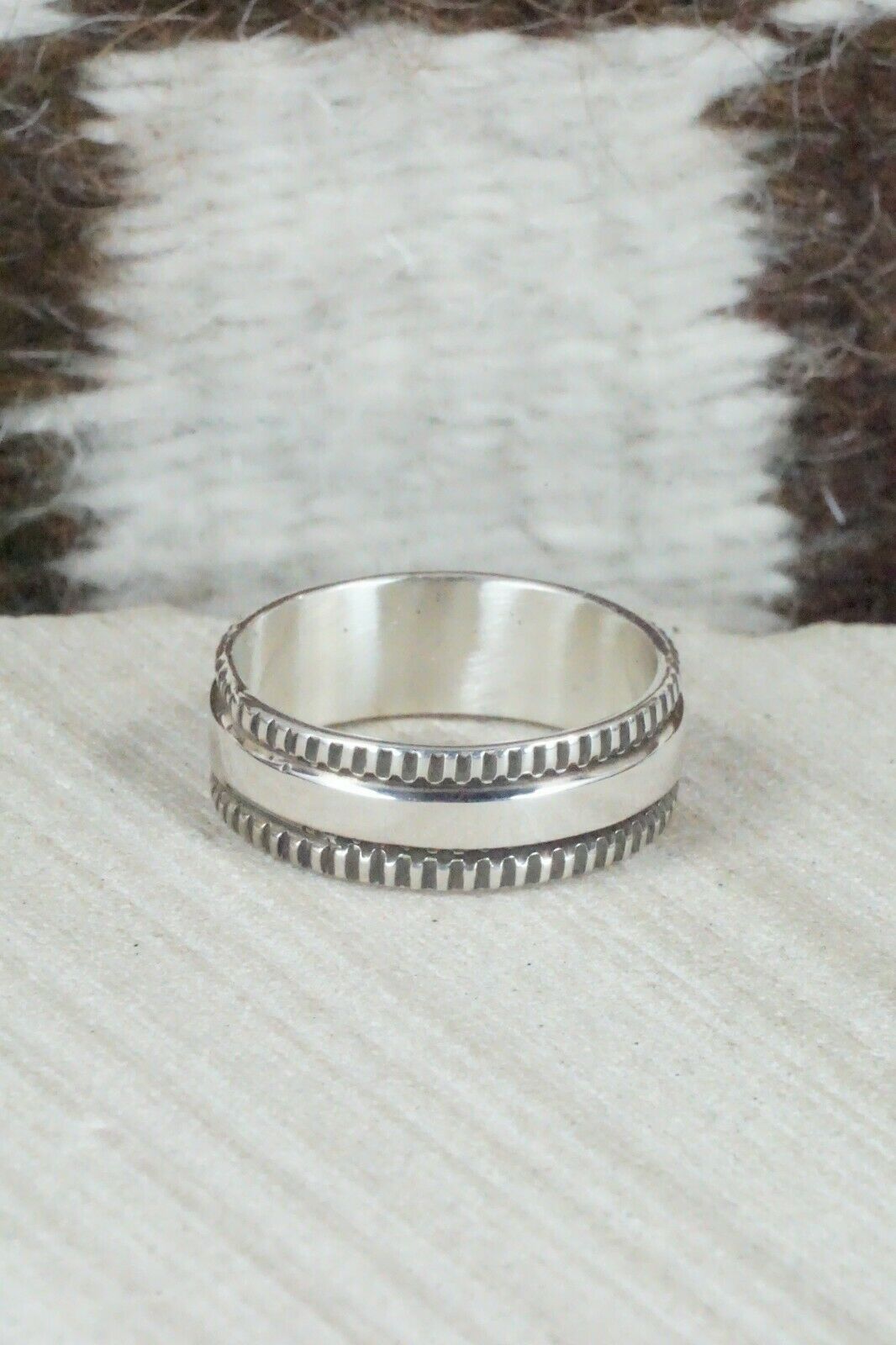 Sterling Silver Ring - Bruce Morgan - Size 11.5
