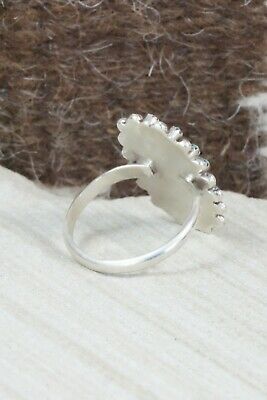 Turquoise & Sterling Silver Ring - Judy Wallace - Size 9