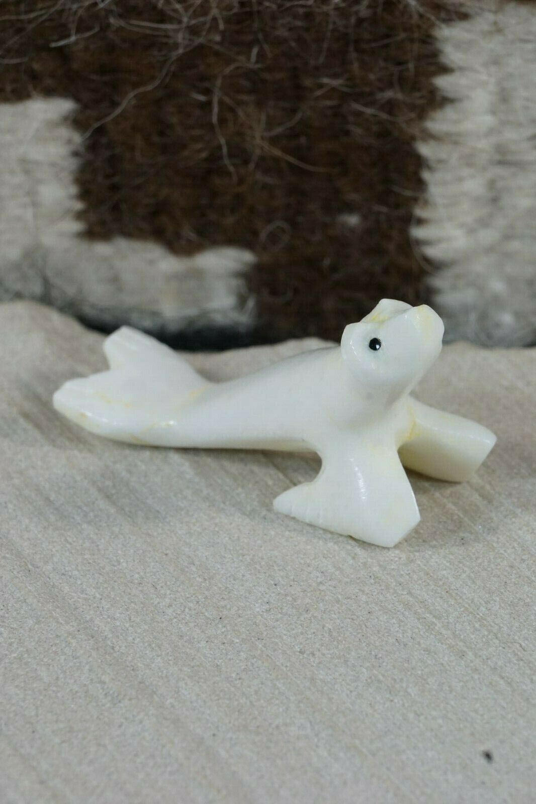 Sea Lion Zuni Fetish Carving - Russell Shack - High Lonesome Trading