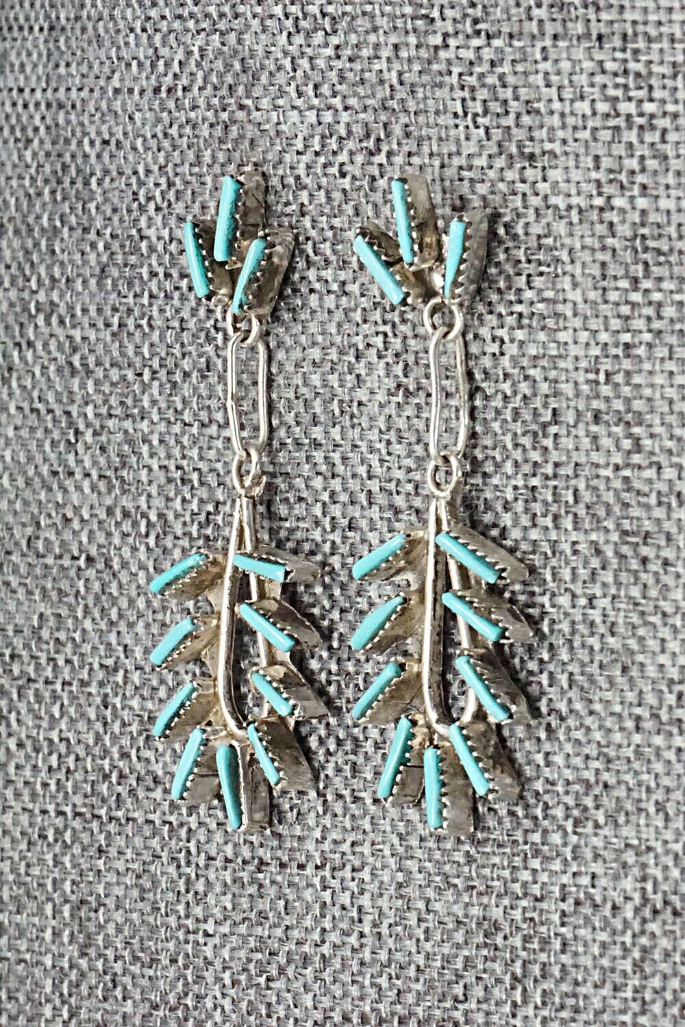Turquoise & Sterling Silver Earrings - Arlene Quam