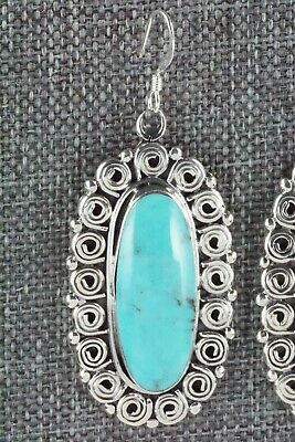 Turquoise & Sterling Silver Earrings - Gregg Yazzie