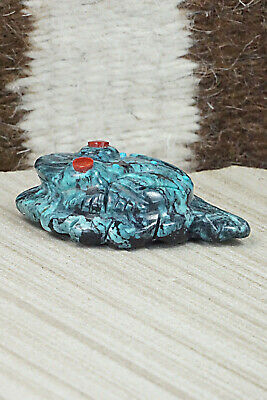 Frog Zuni Fetish Carving - Reynold Lunasee