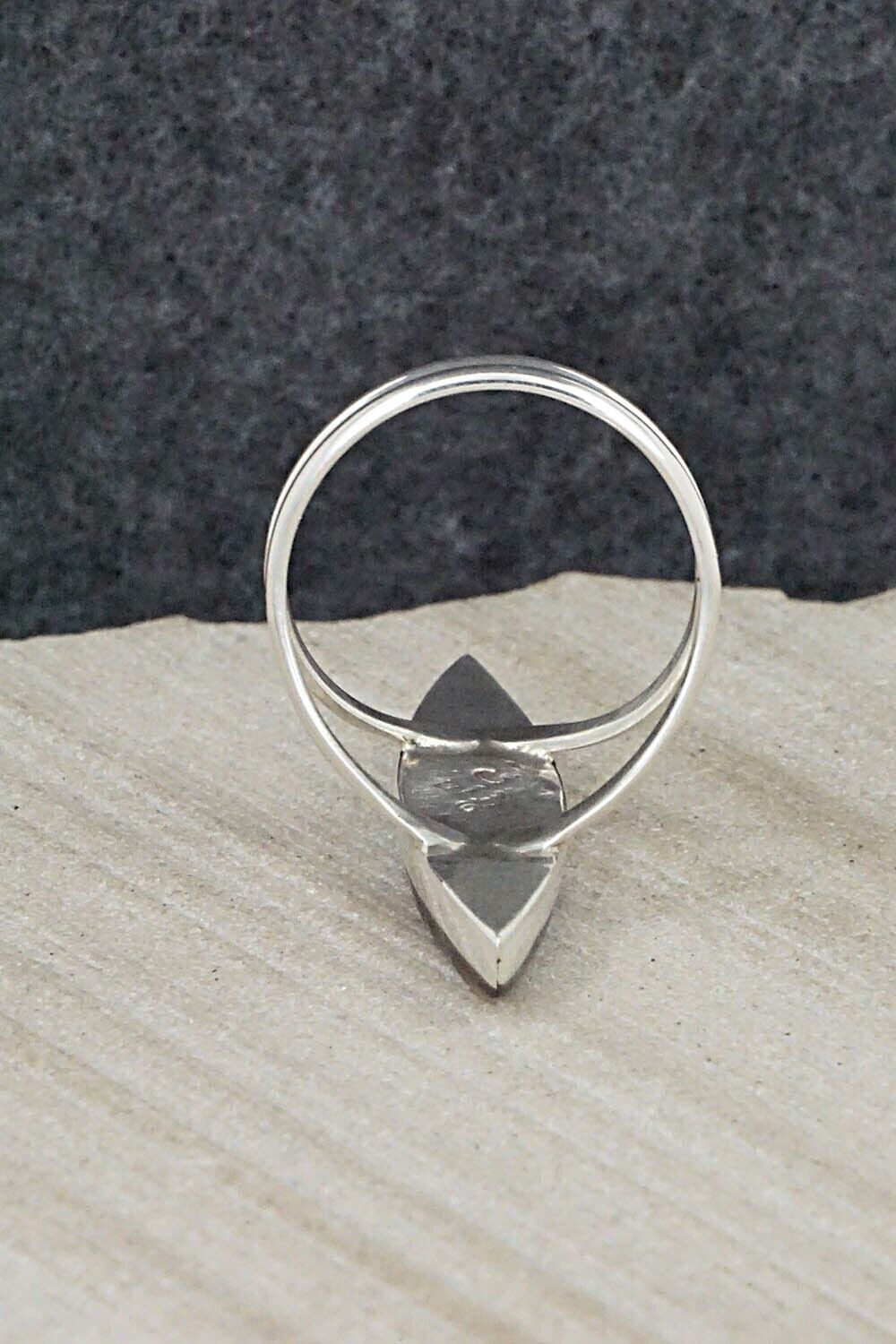 Multi Stone & Sterling Silver Ring - Cleo Kallestewa - Size 8.25