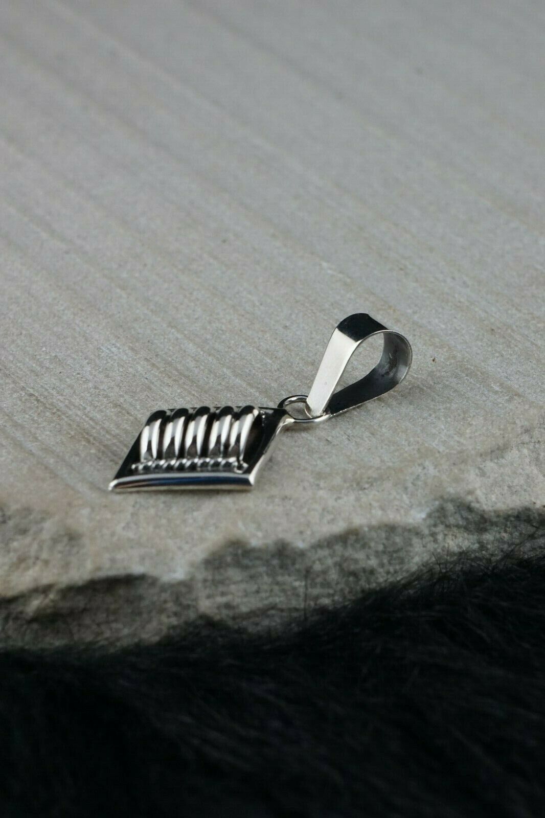 Sterling Silver Pendant - Thomas Charley - Navajo - High Lonesome Trading
