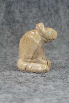 Mountain Lion Zuni Fetish Carving - Gilbert Lonjose