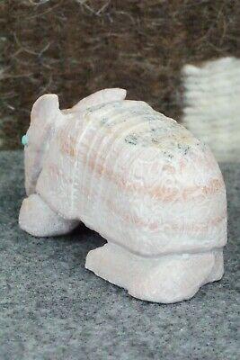 Armadillo Zuni Fetish Carving - Derrick Kaamasee - High Lonesome Trading
