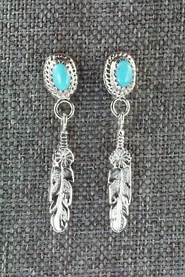 Turquoise & Sterling Silver Earrings - Judy Largo