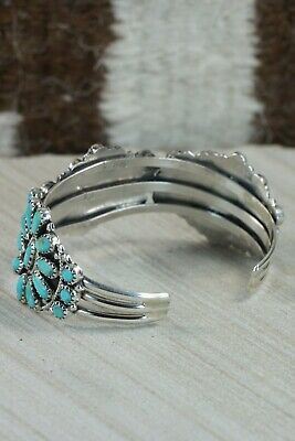 Navajo Turquoise and Sterling Silver Bracelet - Zeita Begay
