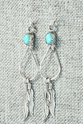 Turquoise & Sterling Silver Earrings - Sadie Jim
