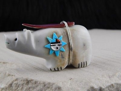 Bear Zuni Fetish Carving - Darrin Boone - High Lonesome Trading