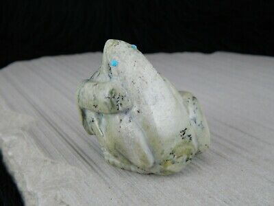 Frog Zuni Fetish Carving - Evan Cachini - High Lonesome Trading
