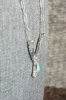 Turquoise & Sterling Silver Necklace - Tom Dinesto