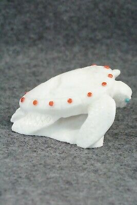 Turtle Zuni Fetish Carving - Derrick Kaamasee