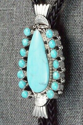 Turquoise & Sterling Silver Bolo Tie - Annette Martinez