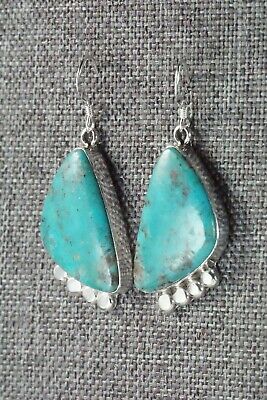 Turquoise & Sterling Silver Earrings - Sharon McCarthy