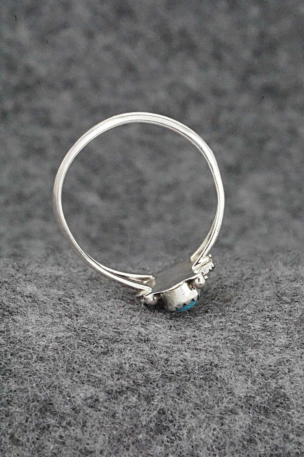 Turquoise & Sterling Silver Ring - William Begay - Size 9.25