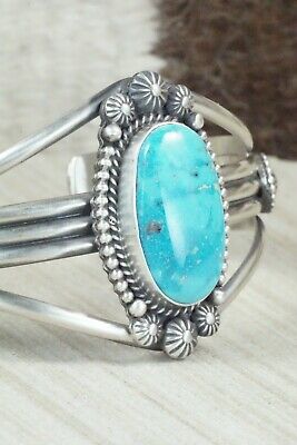 Turquoise & Sterling Silver Bracelet - Michael Calladitto