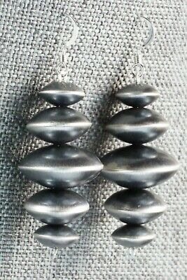 Sterling Silver Navajo Pearl Earrings - Preston Haley